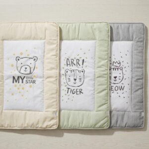 CareRio Pure Cotton Linen Sheets/Matts for Babies - Pack of 5