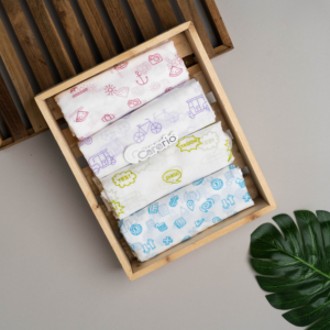 CareRio Newborn Baby 100% Pure Cotton Dream Travelling Swaddle Wraps