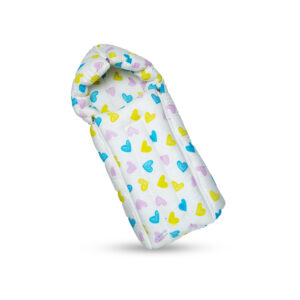 Carerio Mul Mul Carry Nest ( 0-1 yrs) Hearts of Joy Print 100% Cotton