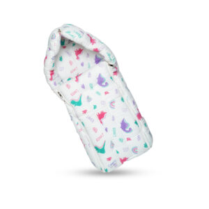 Carerio Mul Mul Carry Nest ( 0-1 yrs) Roar & Rainbow Print 100% Cotton